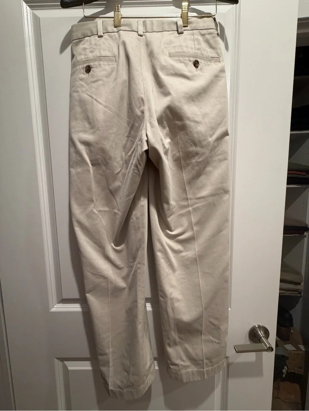 Brooks Brothers Advanced Chino Hudson Pants - Cream